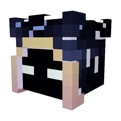 _iKizzy_ Minecraft avatar head, 3D render