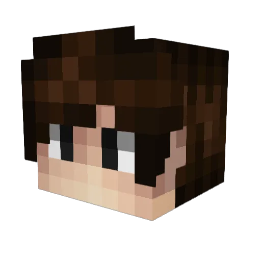 _iTzJuanPvP Minecraft avatar head, 3D render