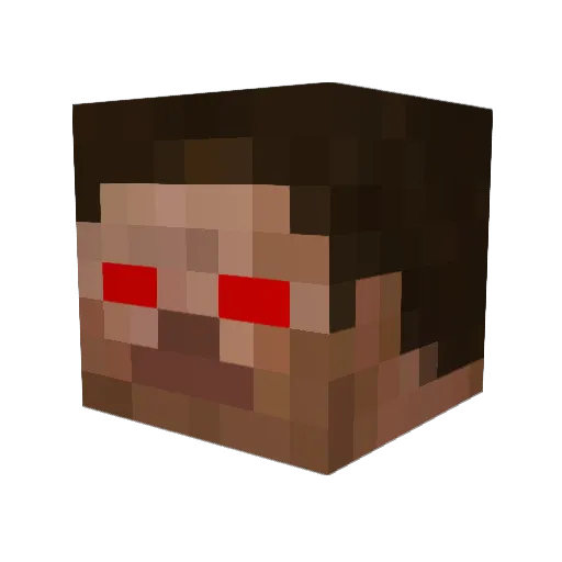 _iamboy_ Minecraft avatar head, 3D render