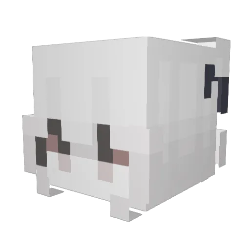 _ianxu Minecraft avatar head, 3D render