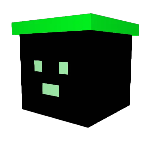 _icefire43_ Minecraft avatar head, 3D render