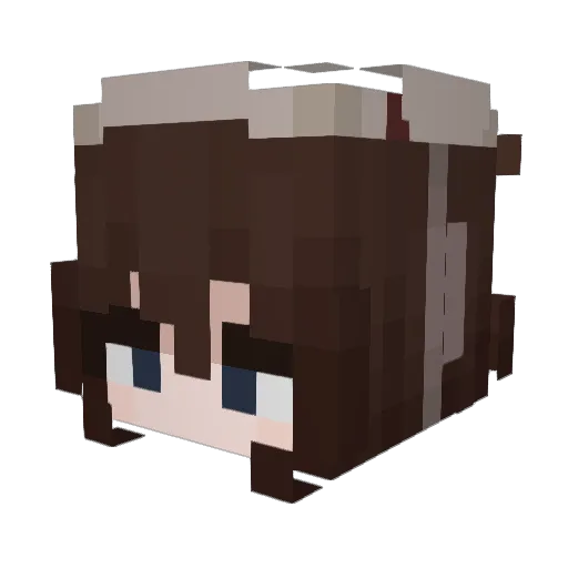 _ichkaufdich Minecraft avatar head, 3D render