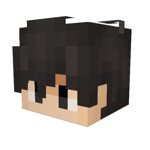 _ick_ Minecraft avatar head, 3D render