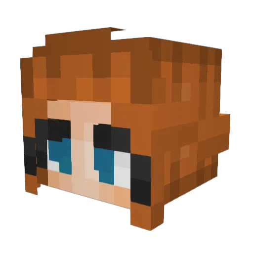 _iheartsheep_ Minecraft avatar head, 3D render