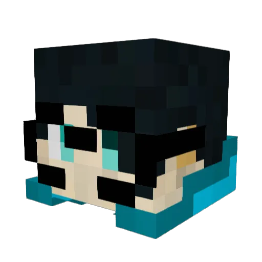 _ilex_ Minecraft avatar head, 3D render