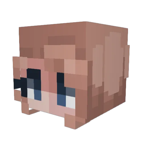 _im_the_charmer_ Minecraft avatar head, 3D render