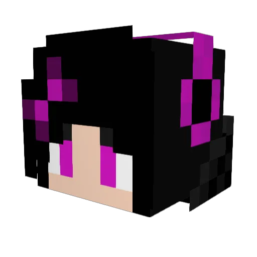 _irais_ Minecraft avatar head, 3D render