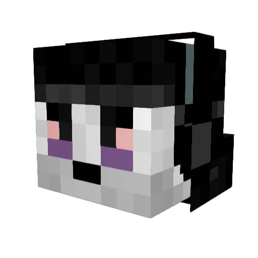_isshoman Minecraft avatar head, 3D render