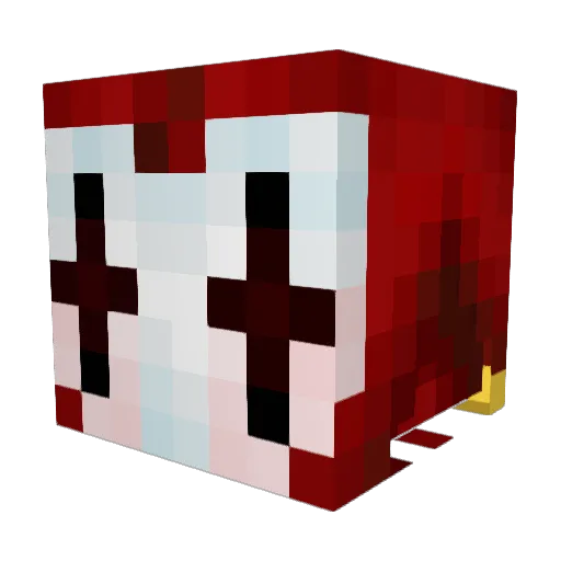 _isus_ Minecraft avatar head, 3D render