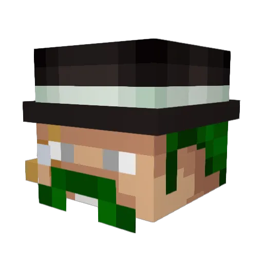 _its_janis_ Minecraft avatar head, 3D render