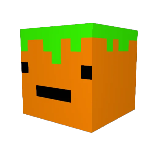 _itsbenji Minecraft avatar head, 3D render