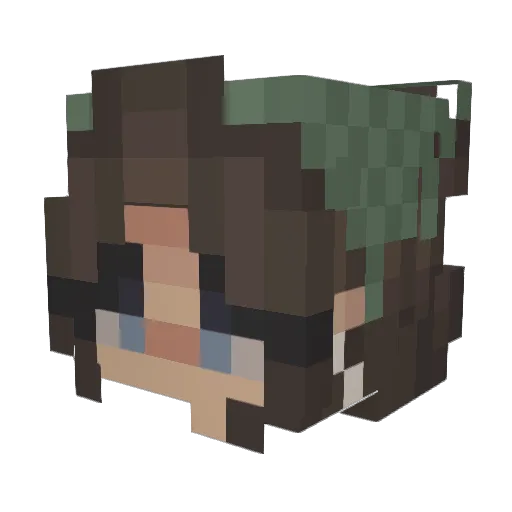 _itsnat_ Minecraft avatar head, 3D render