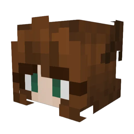 _itx Minecraft avatar head, 3D render