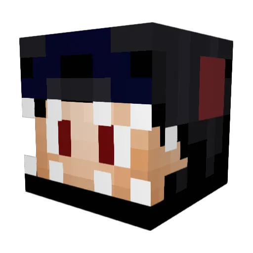 _itzRandy_ Minecraft avatar head, 3D render