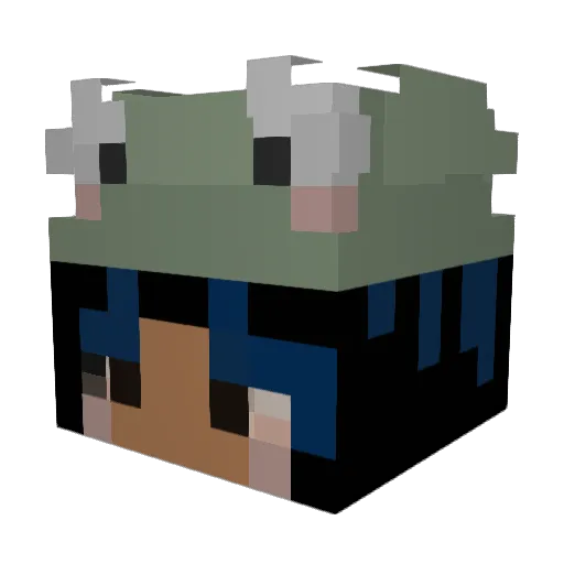 _itzelr_ Minecraft avatar head, 3D render