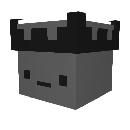 _ixCrAzyXx_ Minecraft avatar head, 3D render