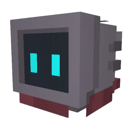 _izure_ Minecraft avatar head, 3D render