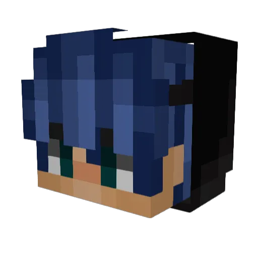 _jamiejar_ Minecraft avatar head, 3D render