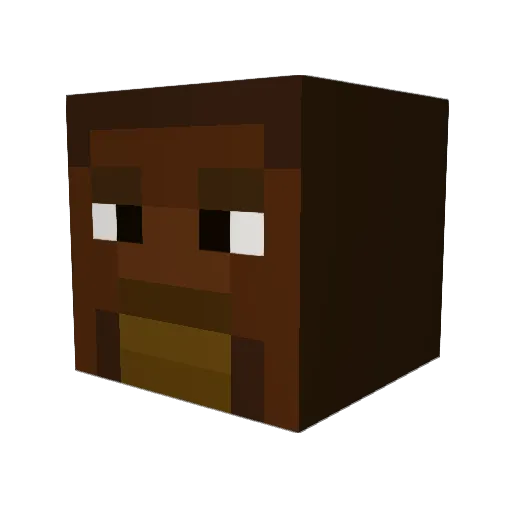 _jannek2115_ Minecraft avatar head, 3D render