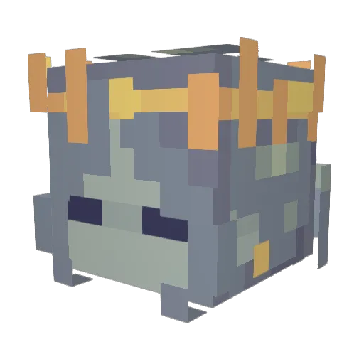 _jasjas_ Minecraft avatar head, 3D render