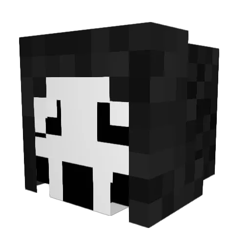 _jayneyy Minecraft avatar head, 3D render