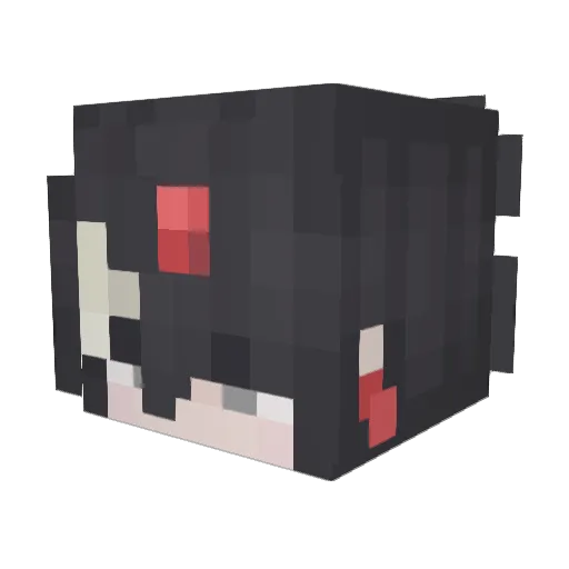 _jazzyxo Minecraft avatar head, 3D render