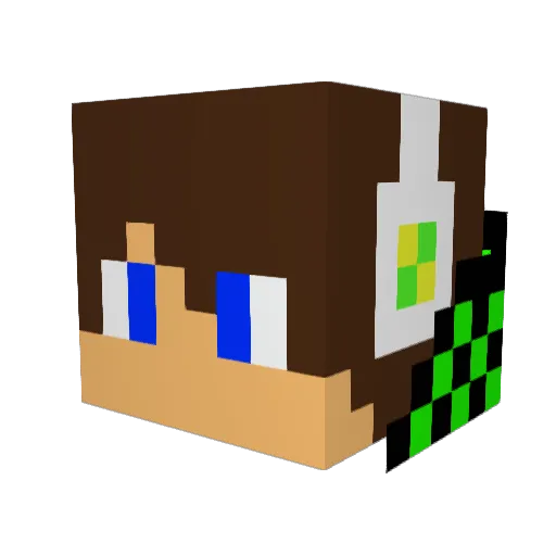 _jbr50 Minecraft avatar head, 3D render
