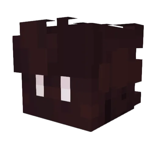 _jell0_ Minecraft avatar head, 3D render