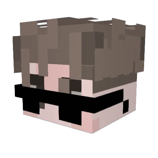 _jota_0 Minecraft avatar head, 3D render