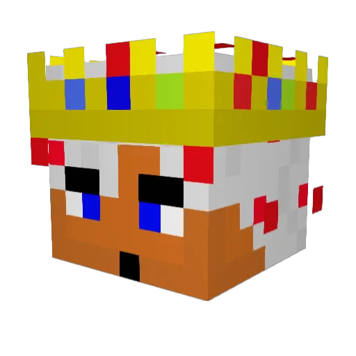 _jskarcher_ Minecraft avatar head, 3D render