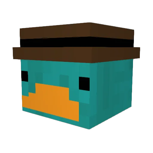 _jukeb0x Minecraft avatar head, 3D render