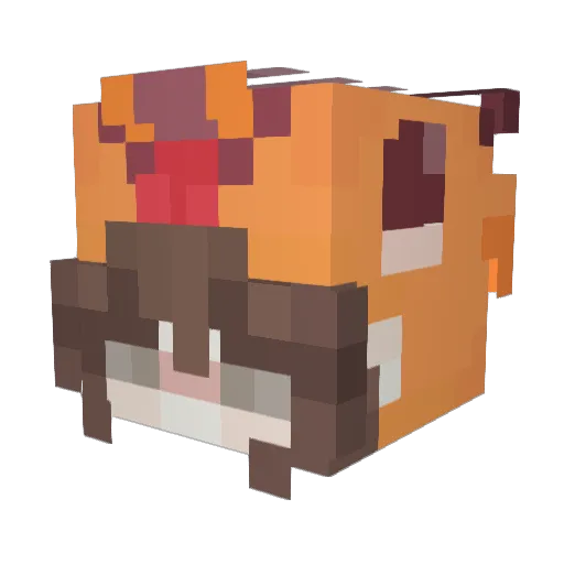 _justJo_ Minecraft avatar head, 3D render