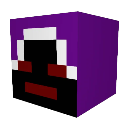 _justtruly_ Minecraft avatar head, 3D render