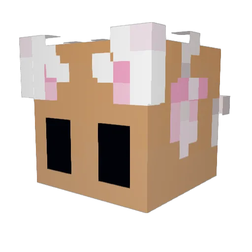 _k1n Minecraft avatar head, 3D render