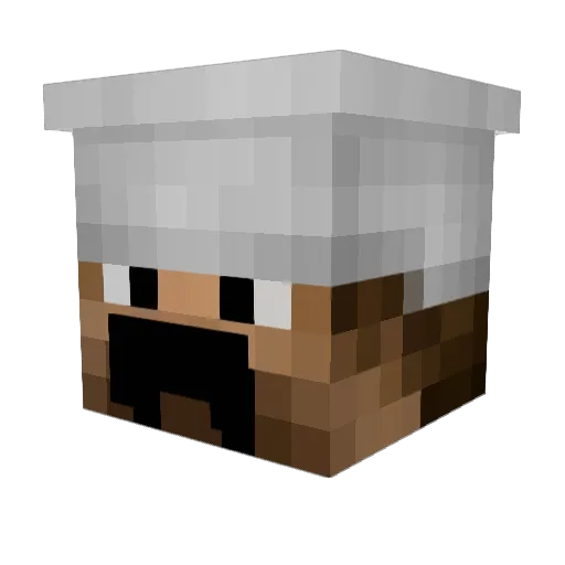 _k4sztan_ Minecraft avatar head, 3D render