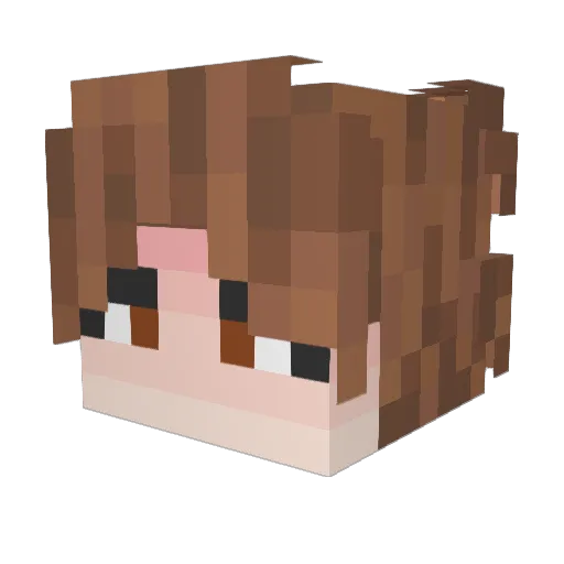 _kelamity_ Minecraft avatar head, 3D render