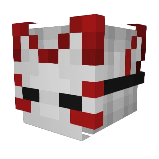 _kinh Minecraft avatar head, 3D render