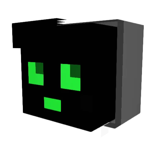 _kipil_ Minecraft avatar head, 3D render