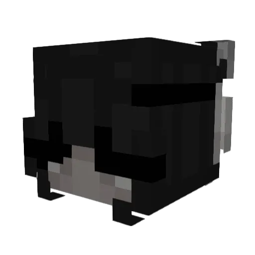 _kittycore_ Minecraft avatar head, 3D render