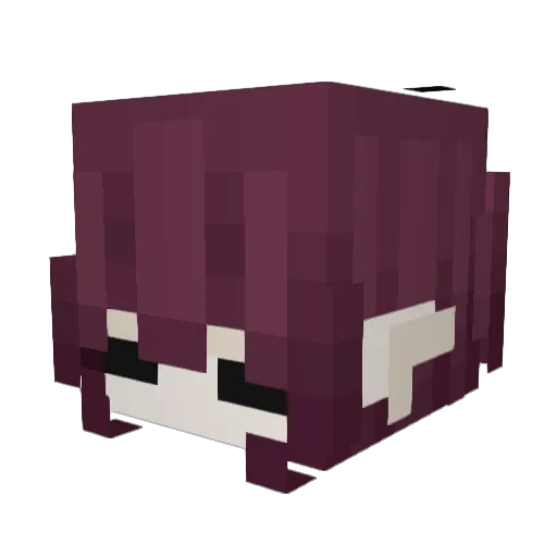 _kkenzie Minecraft avatar head, 3D render