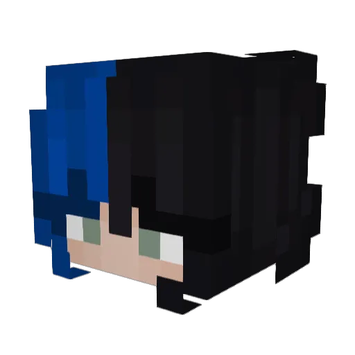 _klakyy Minecraft avatar head, 3D render