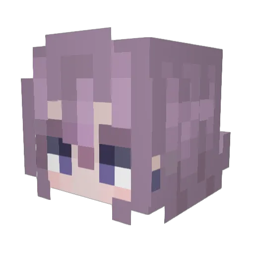 _klap1x Minecraft avatar head, 3D render