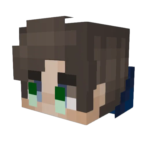 _knarf_ Minecraft avatar head, 3D render