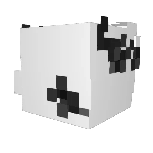 _korren Minecraft avatar head, 3D render
