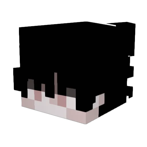 _kpsc Minecraft avatar head, 3D render