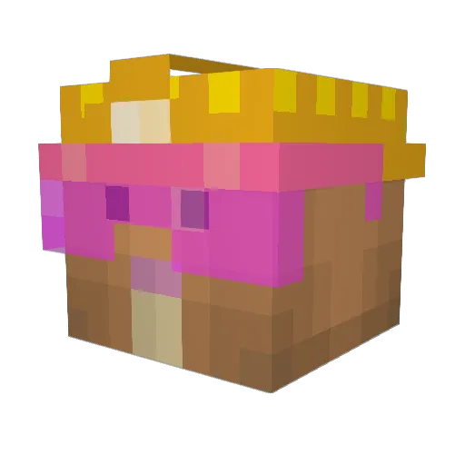 _kreecik Minecraft avatar head, 3D render