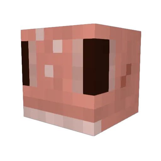 _kstar_ Minecraft avatar head, 3D render