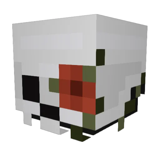 _kurtz Minecraft avatar head, 3D render