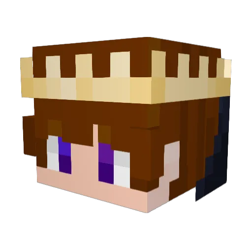 _kuru1_ Minecraft avatar head, 3D render