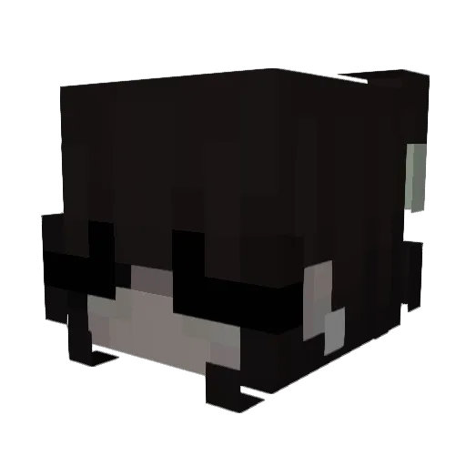 _kxthy Minecraft avatar head, 3D render